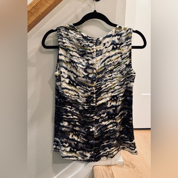 Balenciaga Paris Silk Watercolor Abstract Sleeveless Blouse. XS (see pictures) - Picture 5 of 15